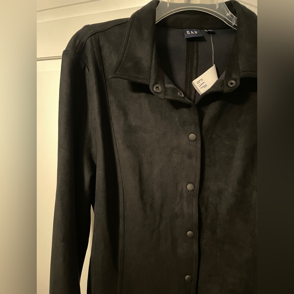 NWT Gap Faux Suede Mini Dress - Picture 4 of 9
